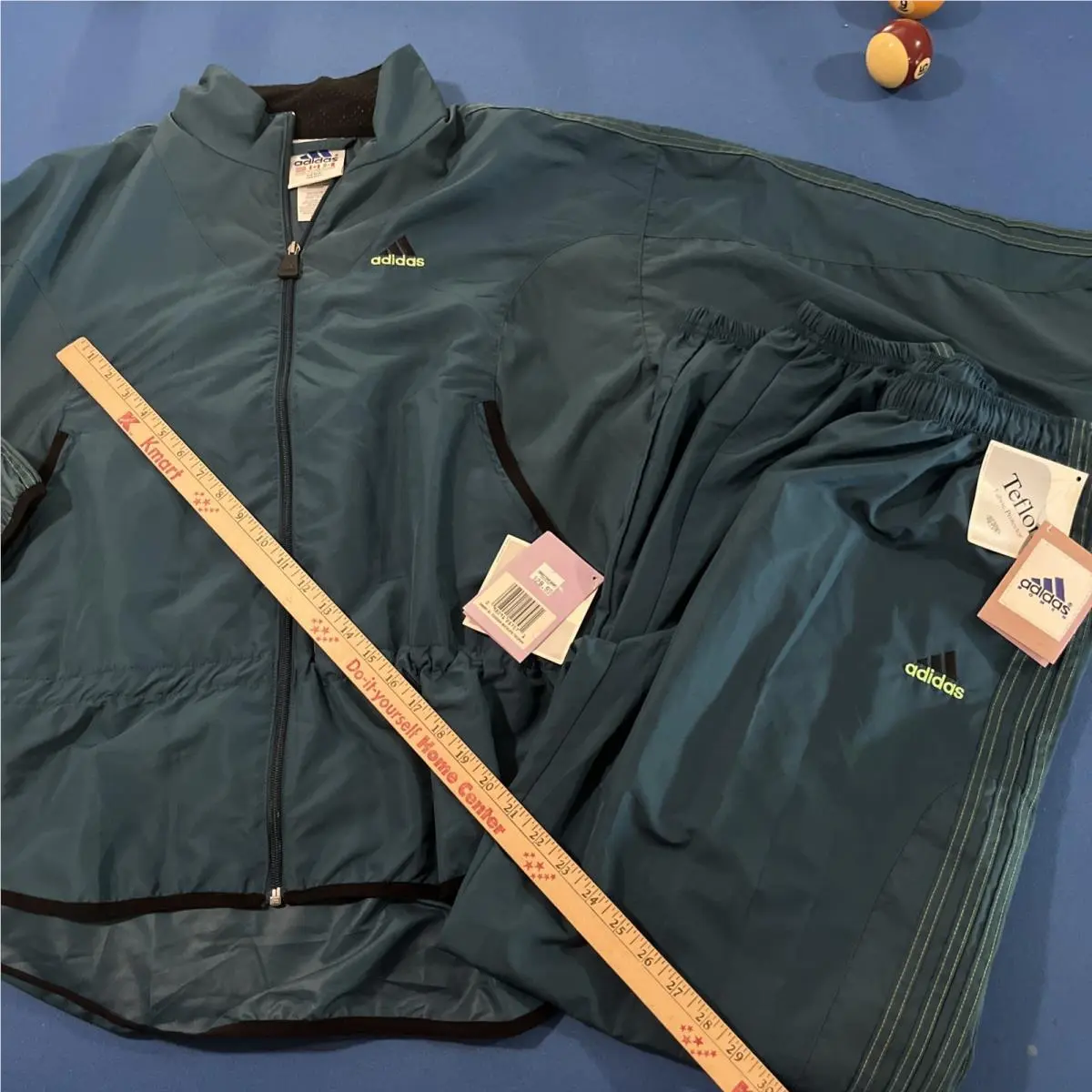 Vtg  Tracksuit Women’s XL Teal Green Terrain Micro Trophy 90s Y2K by Adidas