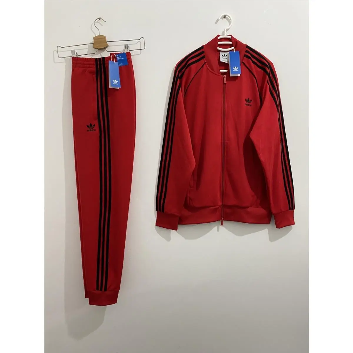 Adidas Originals Classic Superstar Tracksuit Better Scarlet Black Size XL