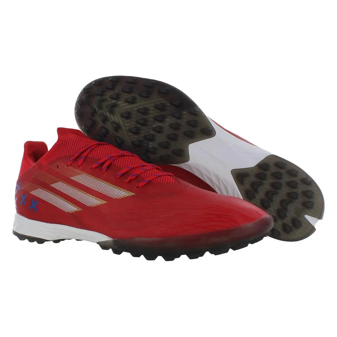 Adidas X Speedflow.1 Turf 11/11 Unisex Shoes Size 12 Color: Bold Blue/cloud