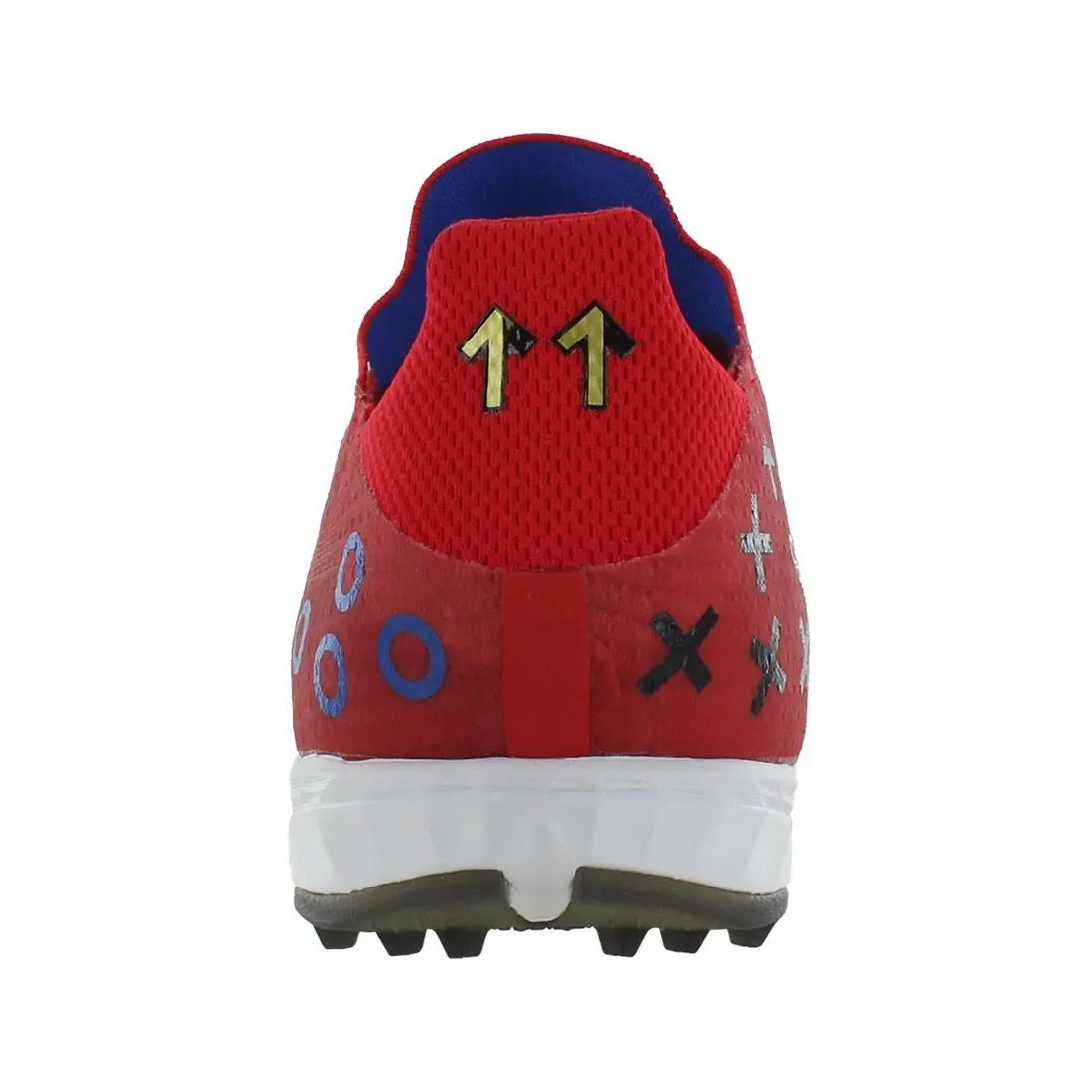 Adidas shoes - Bold Blue/Cloud White/Red, Main: Red (UPC: 195734634949) 2