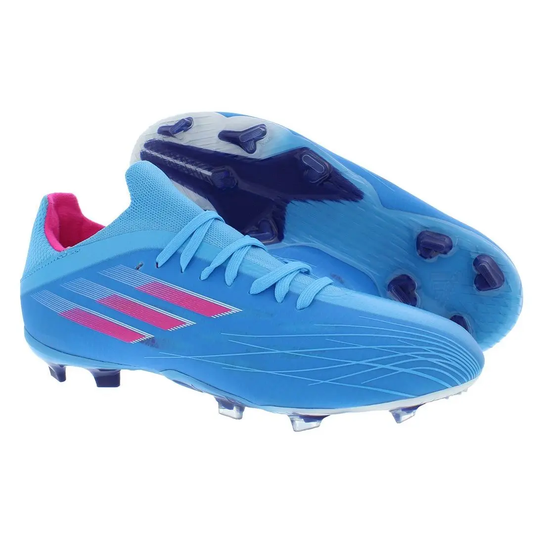 Adidas X Speedflow.1 Firm Ground GS Girls Shoes Size 11 Color: Sky Rush/team