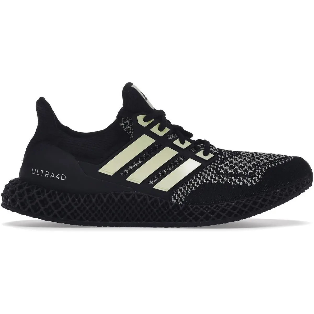 Size 13 - Adidas Ultra 4D Black Almost Lime - Glow IN The Dark