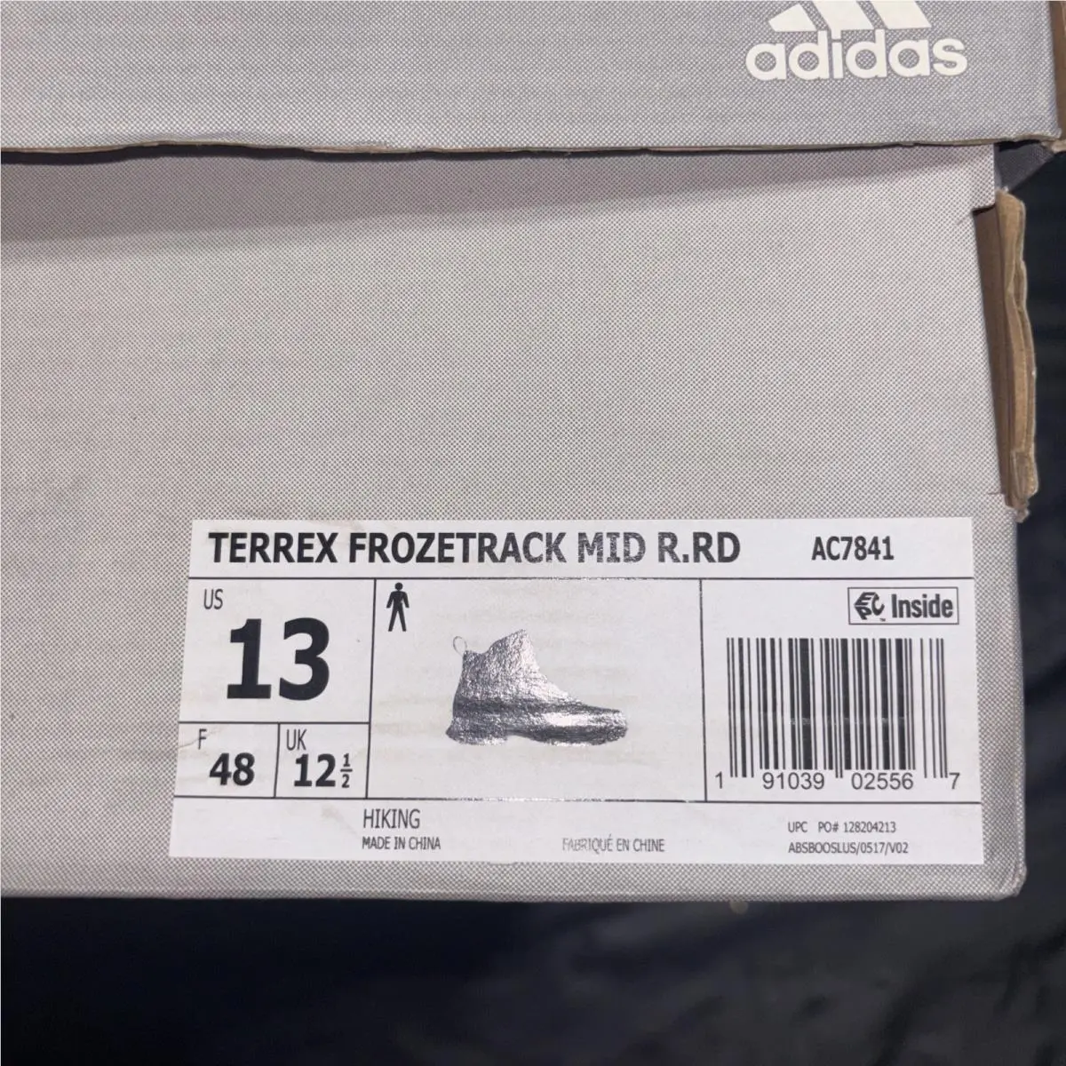 Adidas shoes - Terrex Frozetrack Mid R.RD - Terrex Frozetrack Mid - Core Black/Grey, Main: Black 7