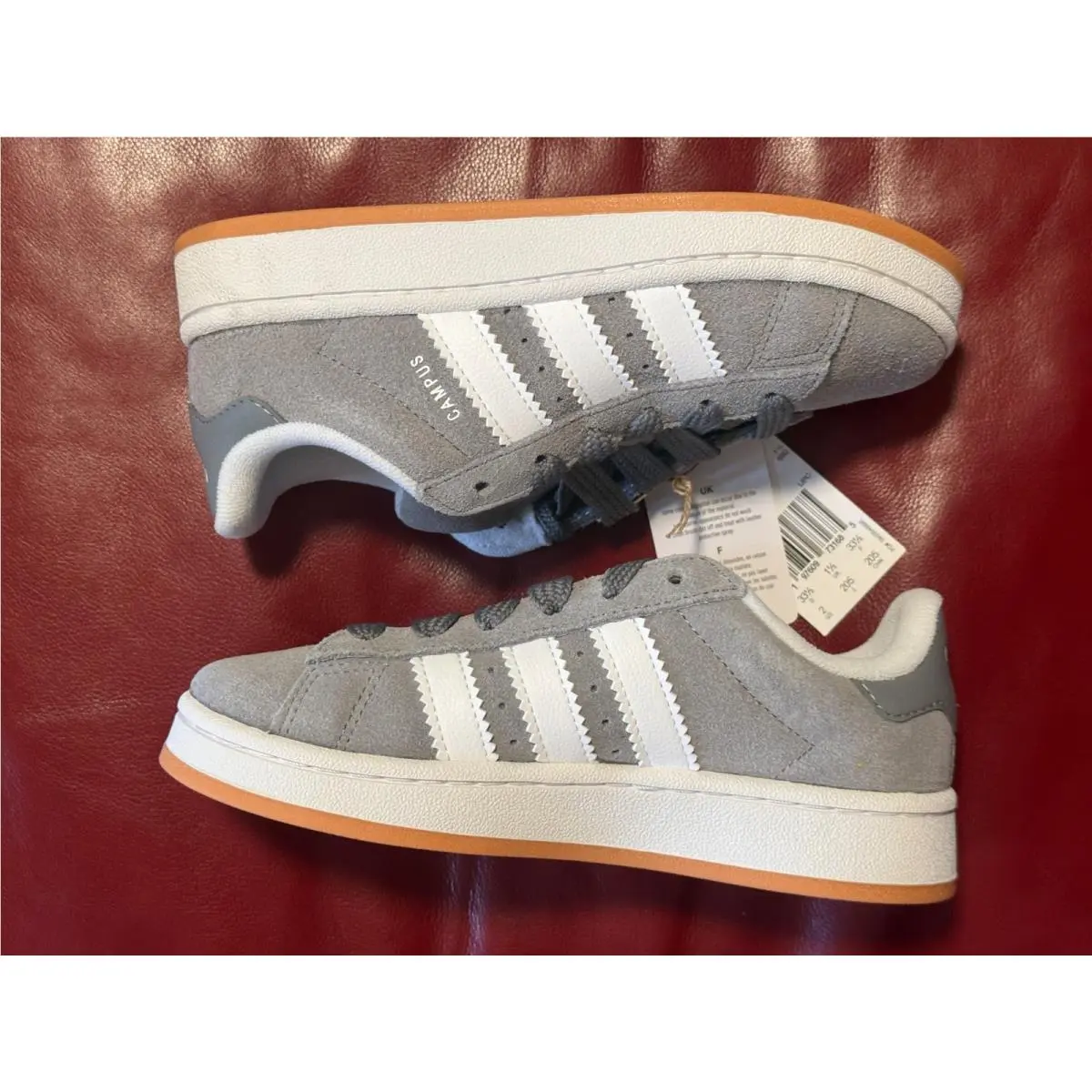 Adidas shoes - adidas Campus - Campus - JI4330 - Grey Three / Cloud White / Gum (UPC: 197609731685) 15