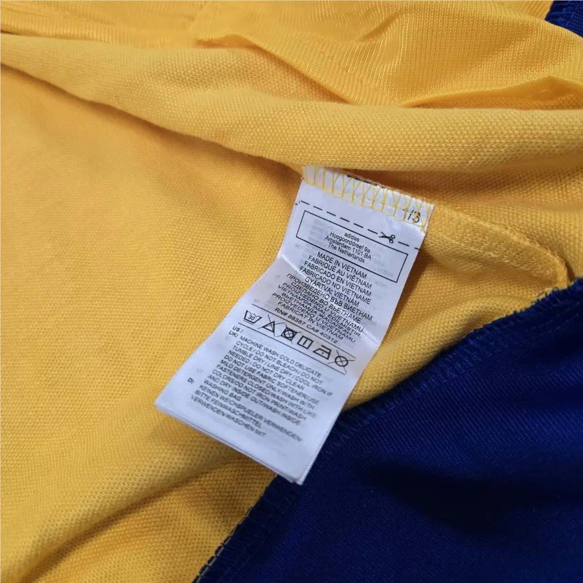 Adidas clothing - 70s track top - track top - GD2310 - Yellow & Blue 7