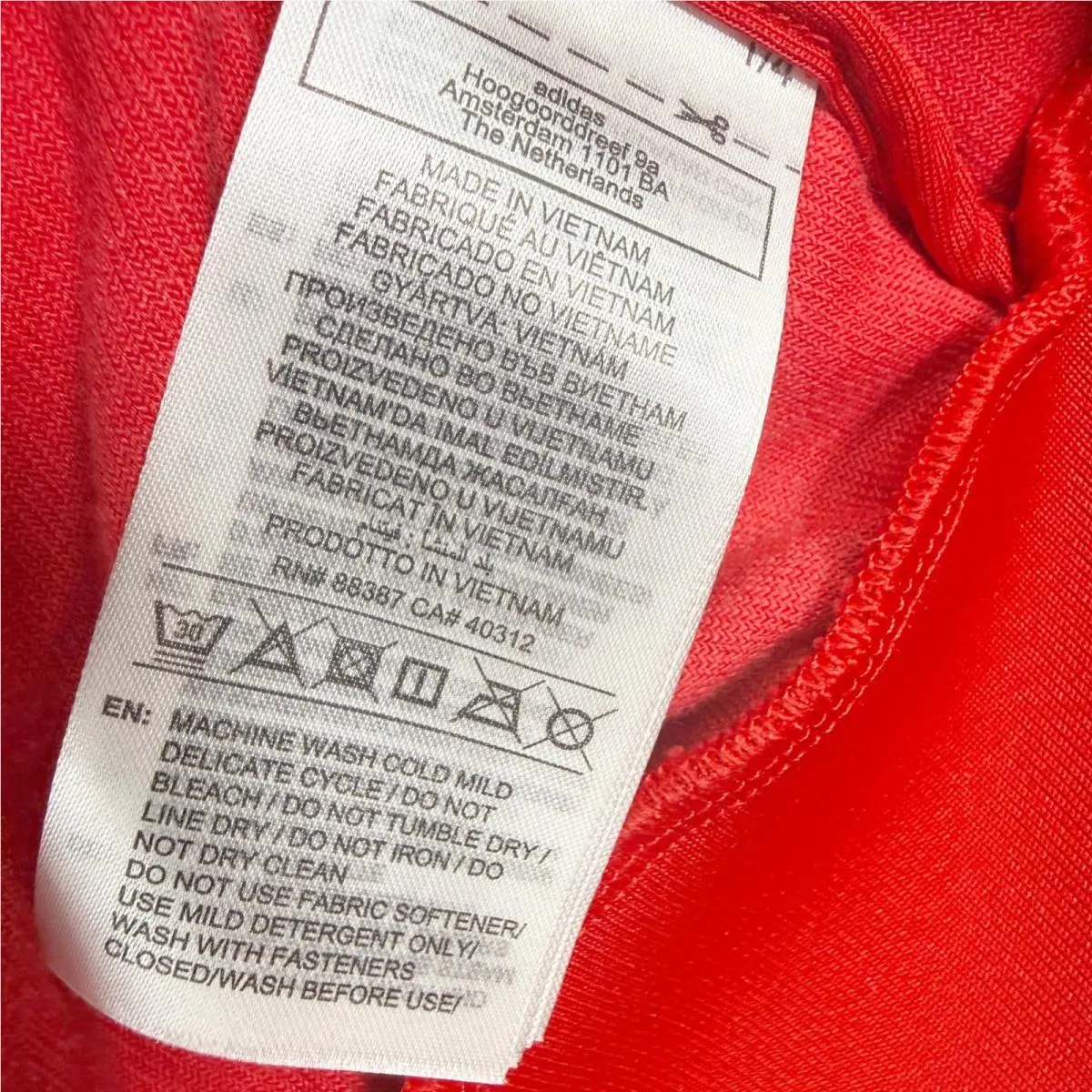 Adidas clothing - Red (UPC: 197625171441) 3