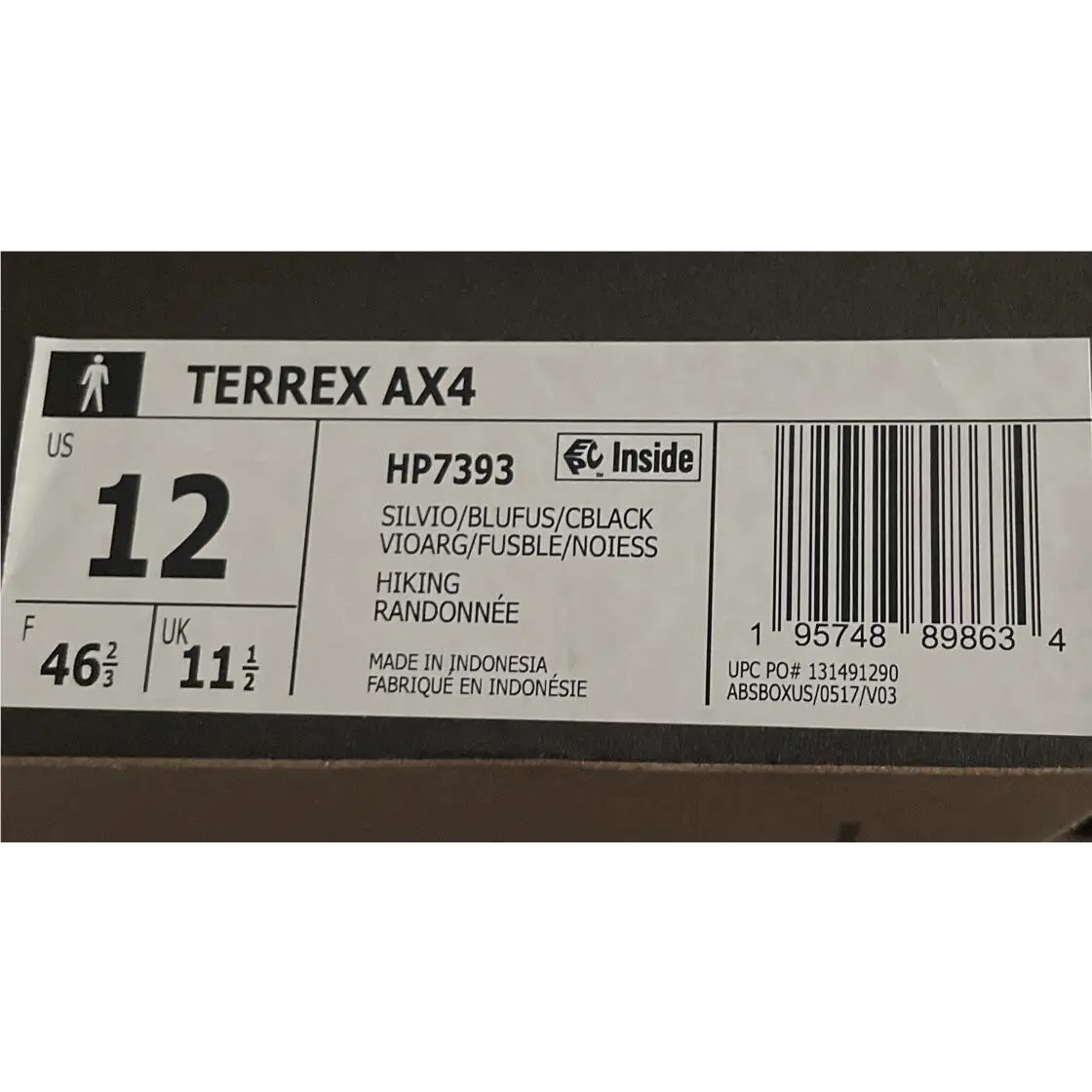 Adidas shoes - adidas TERREX AX4 - TERREX - HP7393 - Blue Gray (UPC: 194813318459) 9