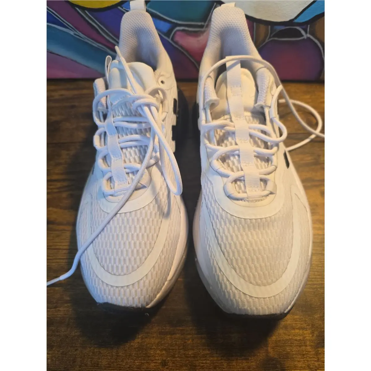 Adidas Alphabounce +running Shoes ID0093 Athletic Low Top White - Men’s 7
