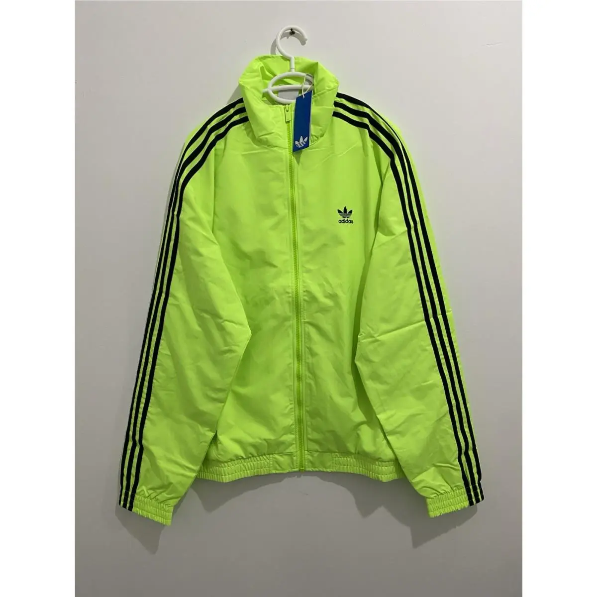 Adidas Originals Woven Firebird Track Jacket Signal Green Black Size 2XL JY1330