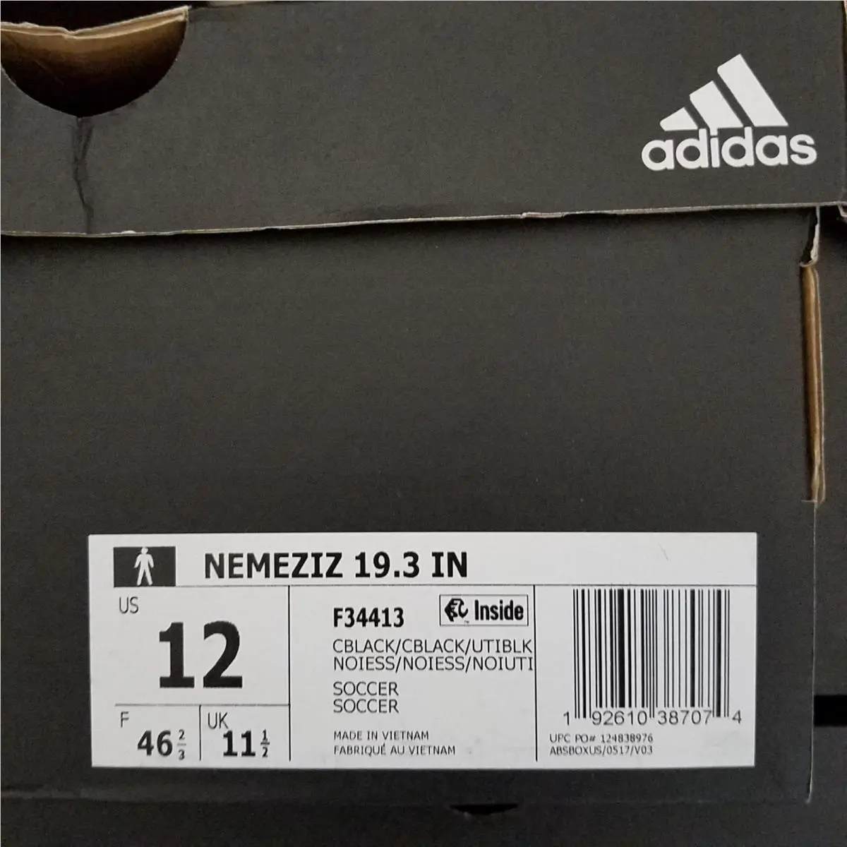 Adidas shoes - Adidas Nemeziz 19.3 IN - Nemeziz - F34413 - Black 8