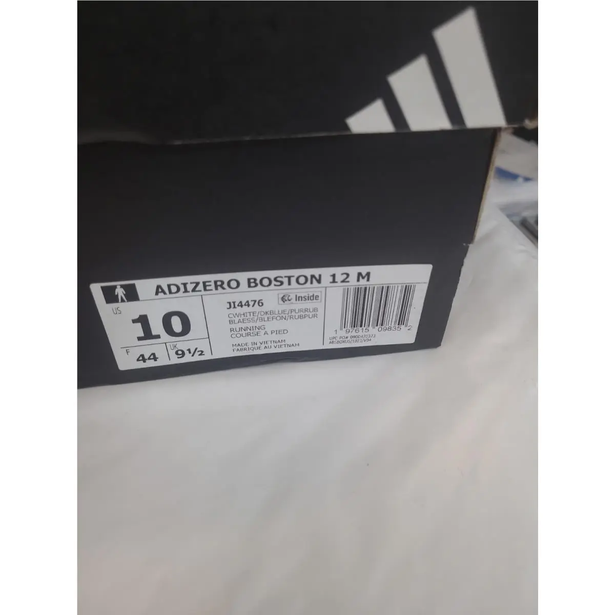 Adidas shoes - adidas adizero boston - adizero boston - White Blue Purple (UPC: 197615098352) 4
