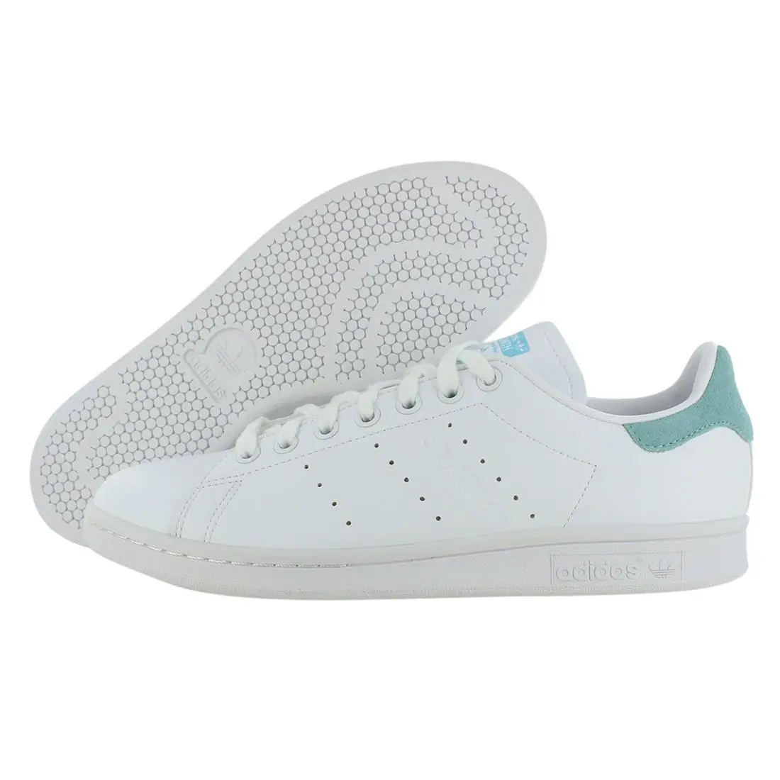 Adidas Stan Smith Mens Shoes Size 5.5 Color: Cloud White/cloud White/bliss Blue