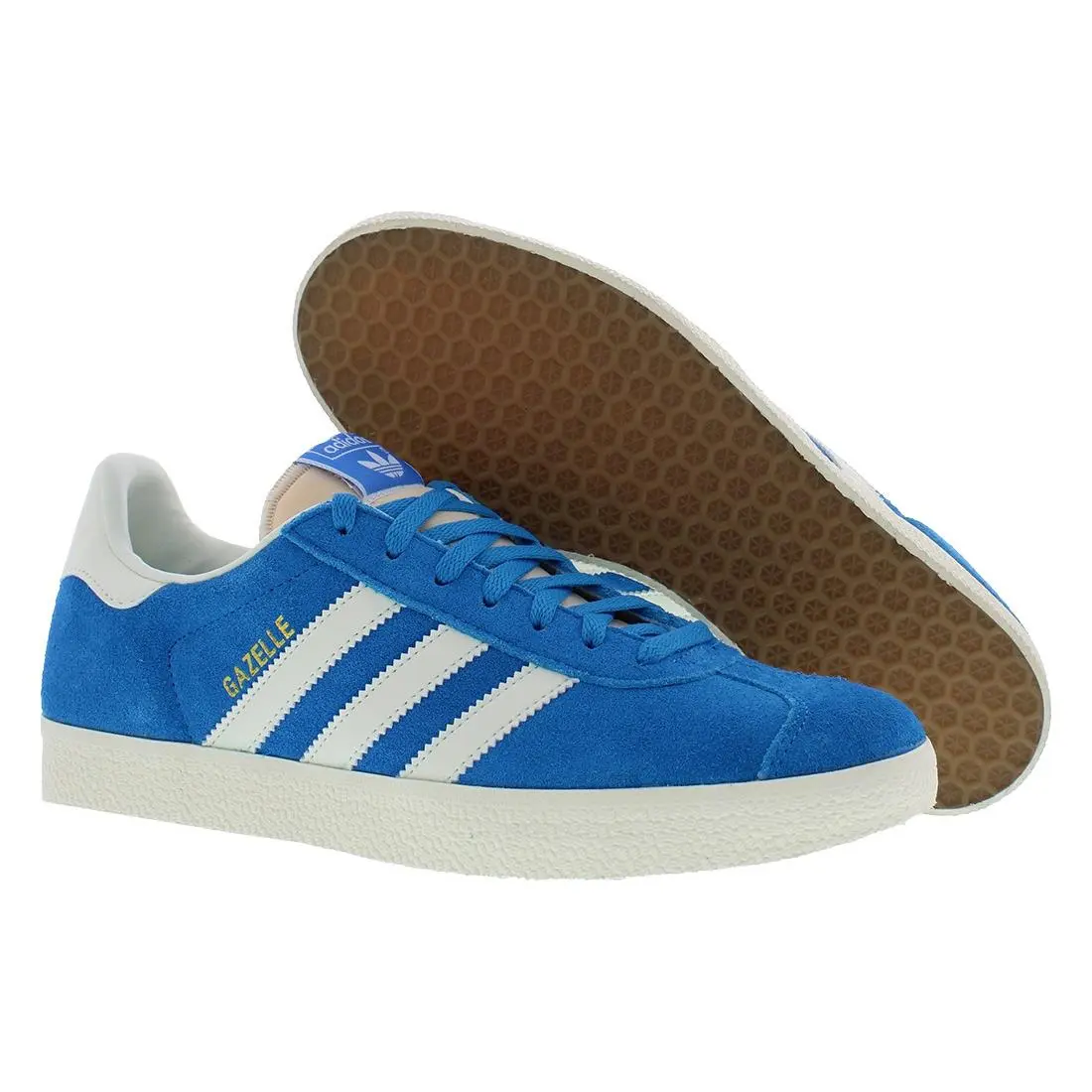 Adidas Gazelle Suede Mens Shoes Size 7.5 Color: Bold Aqua/off White/cream White