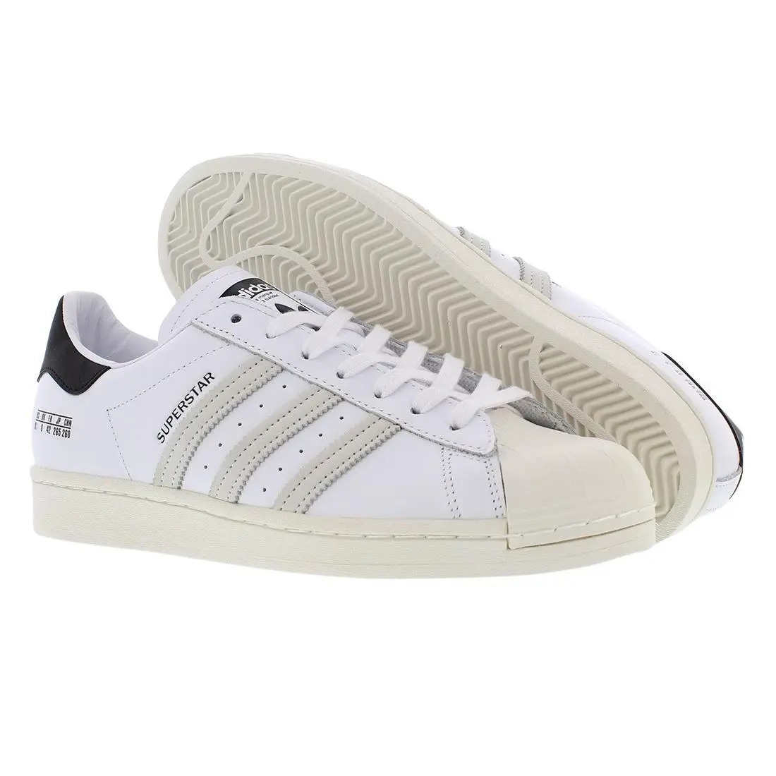 Adidas Superstar Mens Shoes Size 6 Color: White/biege