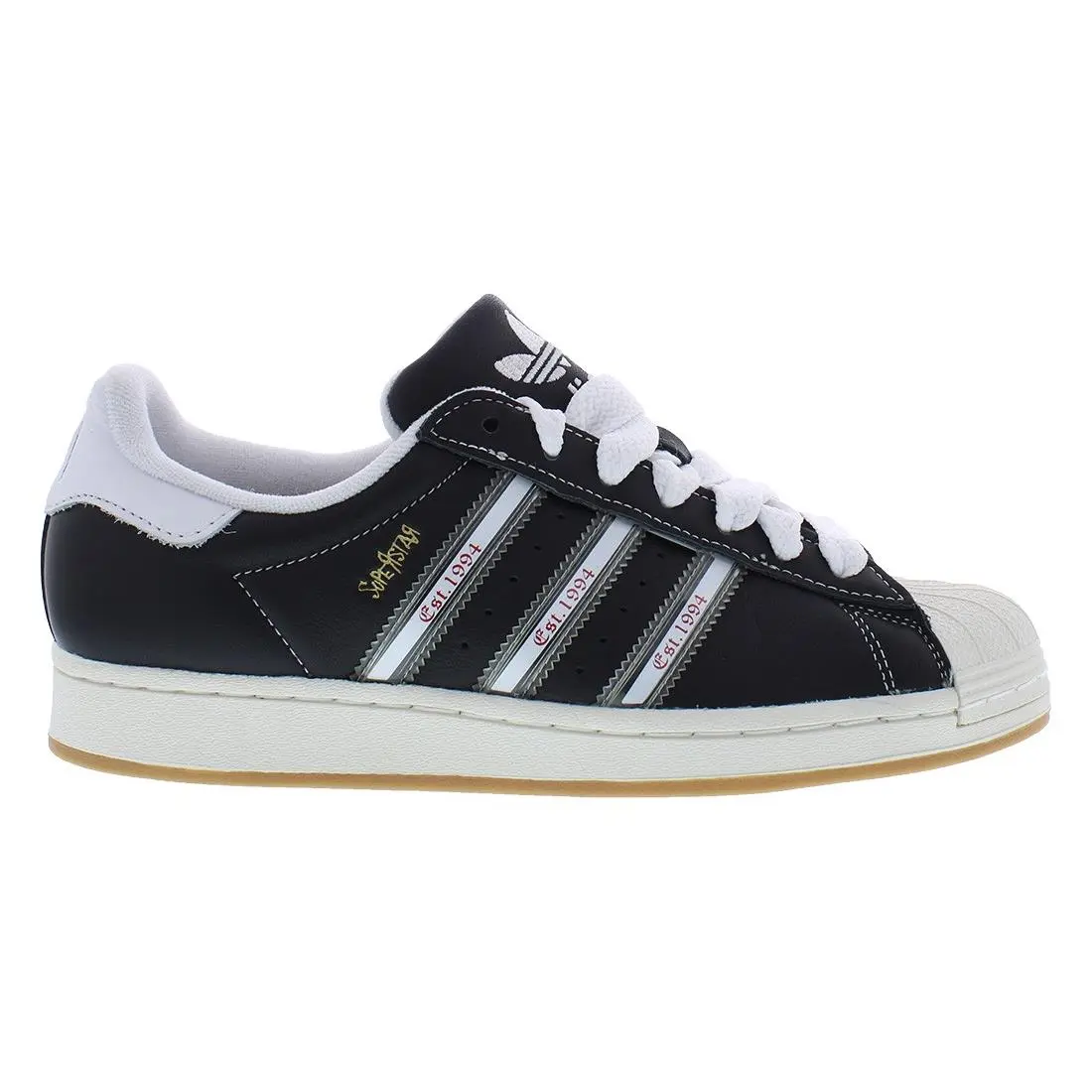 Adidas Superstar Korn Leather Mens Shoes Size 8 Color: Core - Core Black/Translucent/Better Scarlet