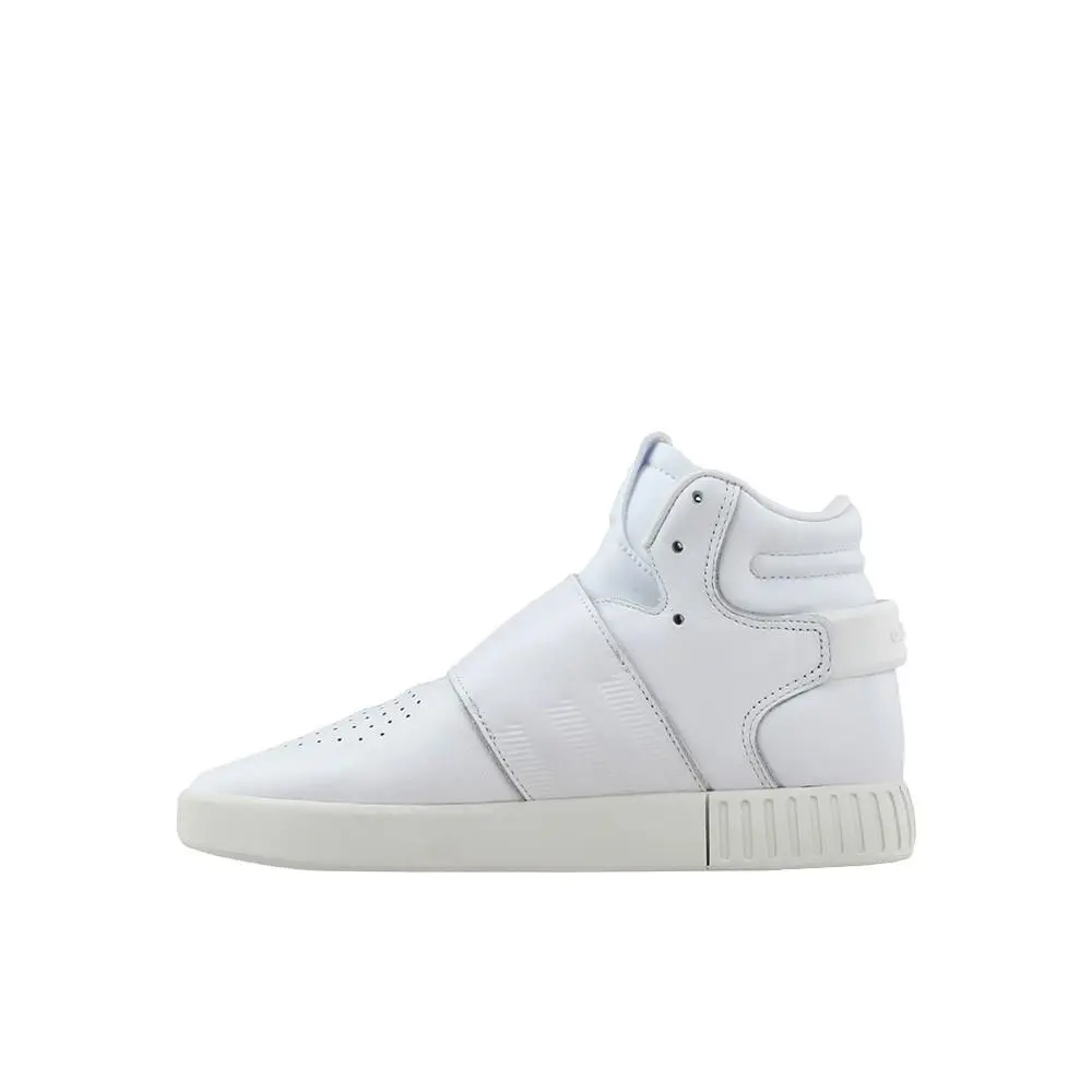 Adidas shoes - adidas Tubular Invader Strap High Top  Youth - BW0590 - White (UPC: 889772925137) 2