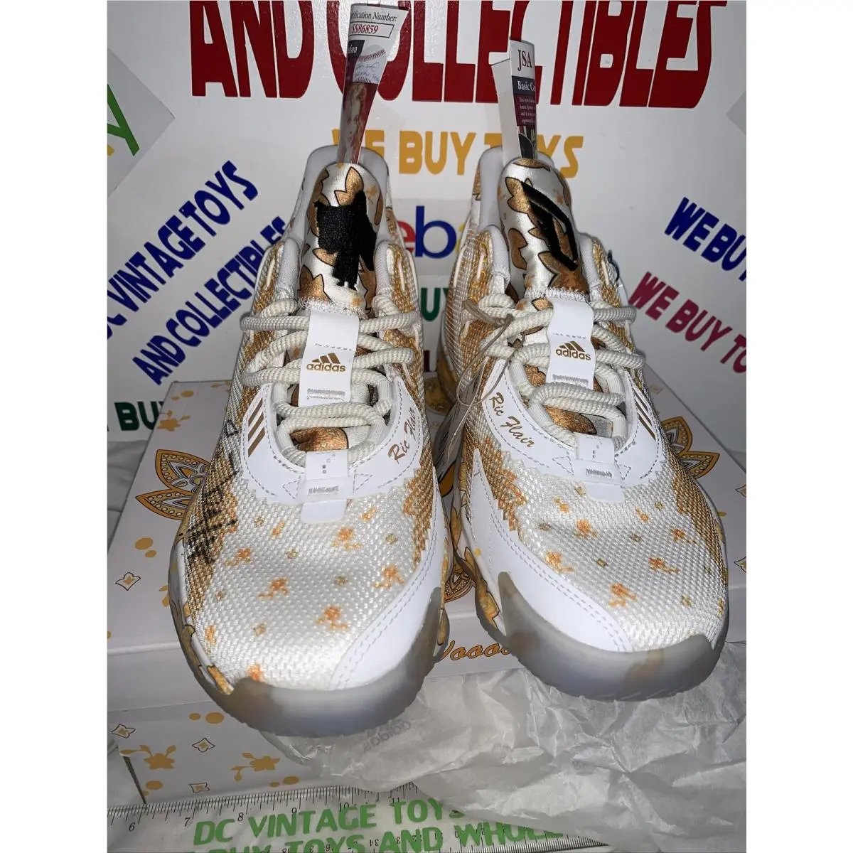Adidas shoes - Dame 7 x Ric Flair - FX6616 - White 1