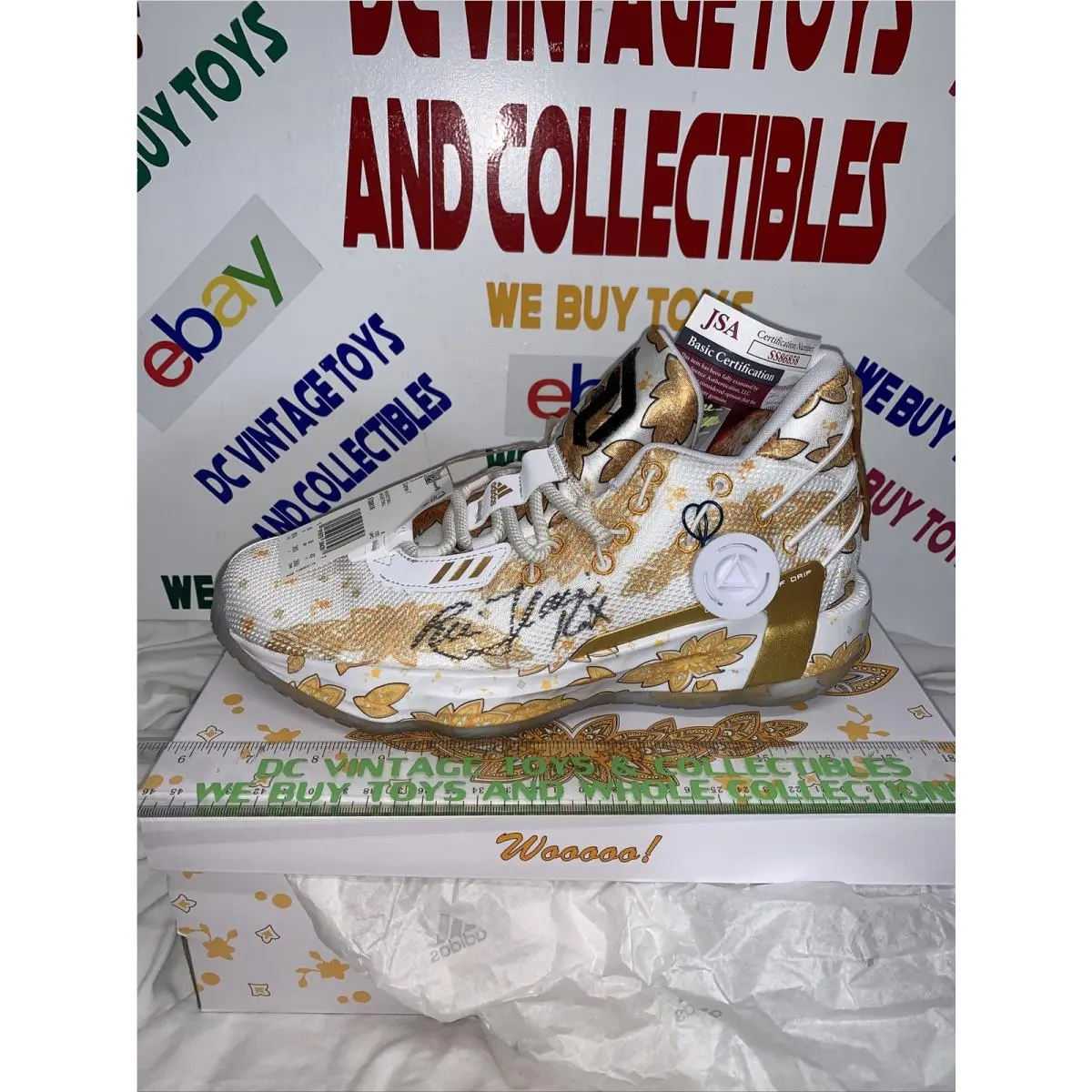 Adidas shoes - Dame 7 x Ric Flair - FX6616 - White 7