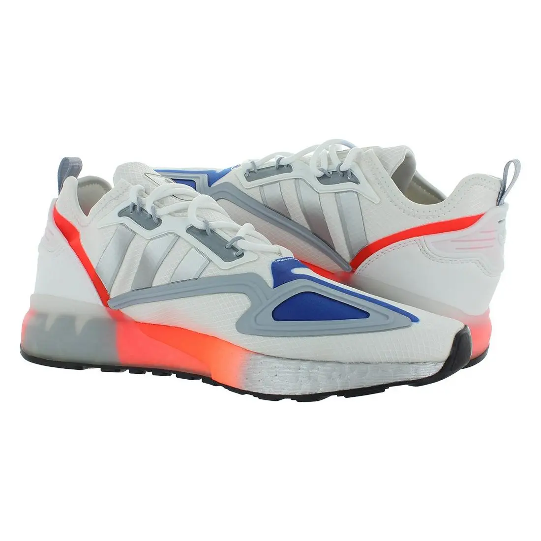 Adidas ZX 2K Boost Mens Shoes Size 12.5 Color: Footwear White/metallic