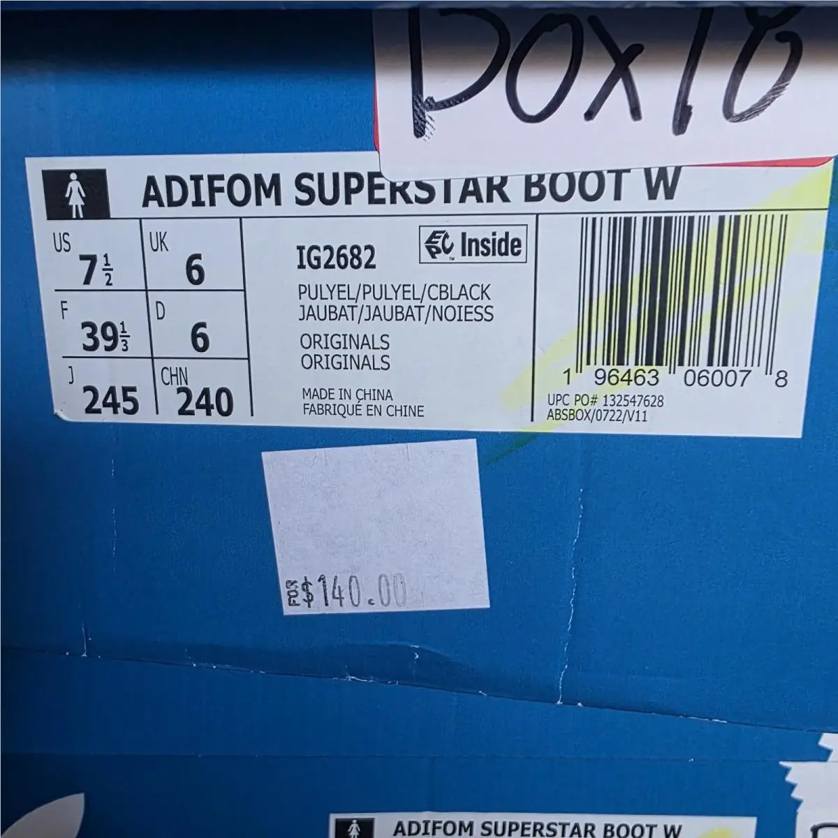 Adidas shoes - ADIFOM SST BOOT - ADIFOM SST BOOT - IG2682 - Yellow 7