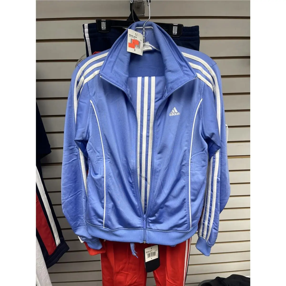 Vintage Y2K Adidas 3 Stripe Sweat Suit Jacket Pants Small