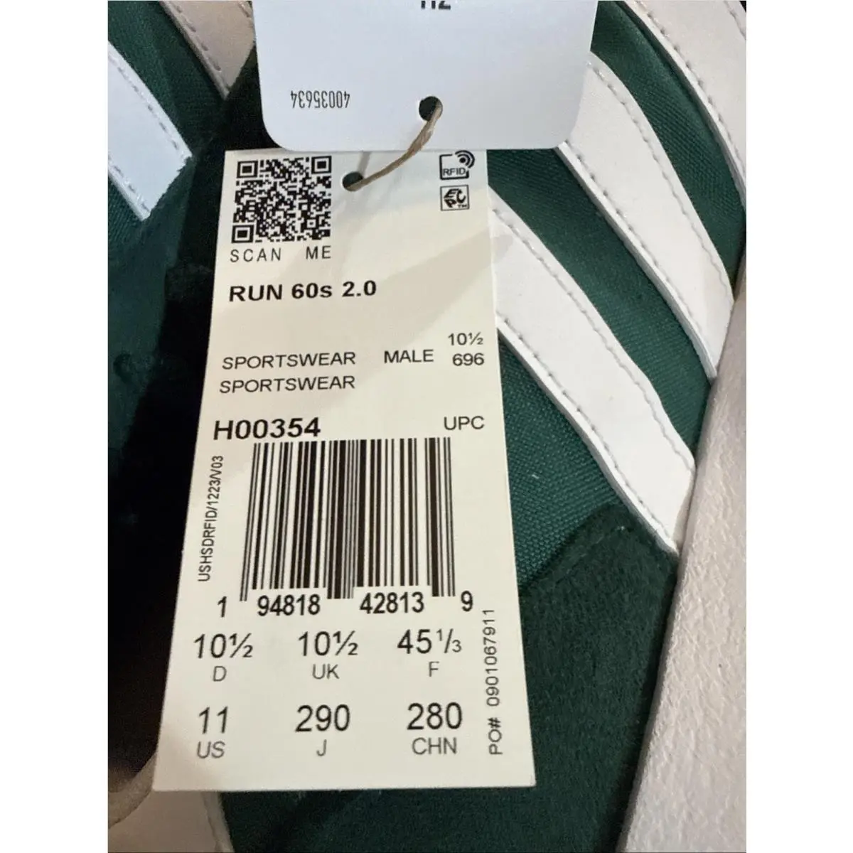 Adidas shoes - adidas Run 60S - Run - Green 0