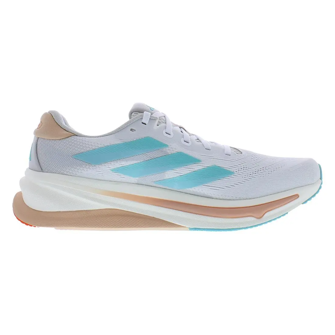 Adidas shoes - Footwear White/Flash Aqua/Powder Coral, Main: Off-White (UPC: 197615989605) 1