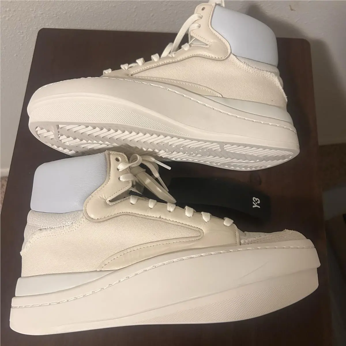 Adidas Y-3 Centennial High Cream White Unisex Men’s 7.5 Women’s 8.5 /9