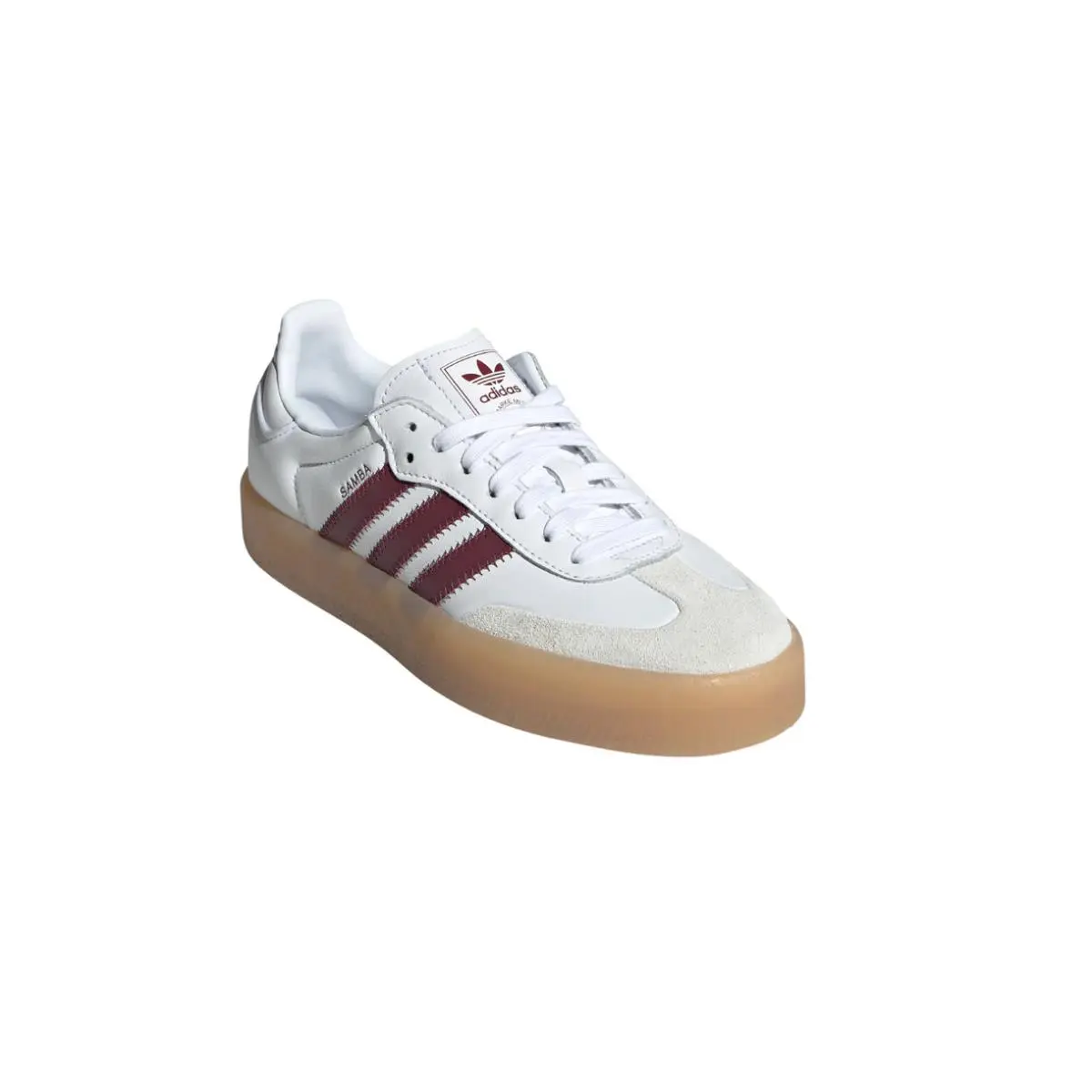 Size 7.5 - Adidas Sambae White Shadow Red W - White