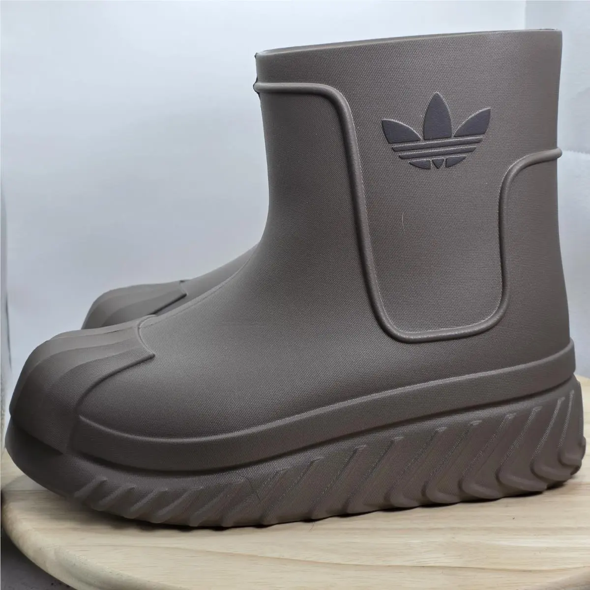 Adidas Women`s Size 7.5 - Adifom Superstar Boot Shoes Brown Chunky Waterproo