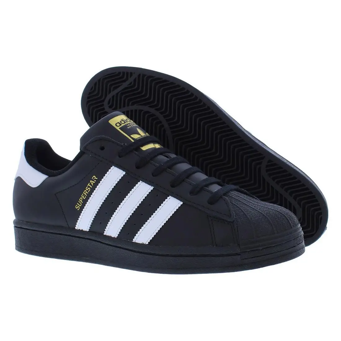 Adidas Superstar Mens Shoes Size 10 Color: Black/white