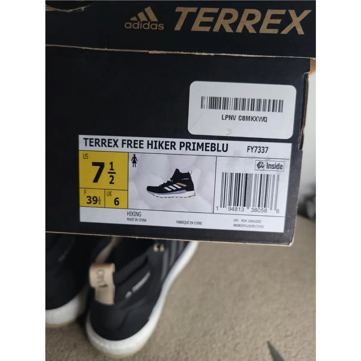 Adidas shoes - adidas TERREX Free Hiker - TERREX Free Hiker - FY7337 - Black (UPC: 194813380586) 11