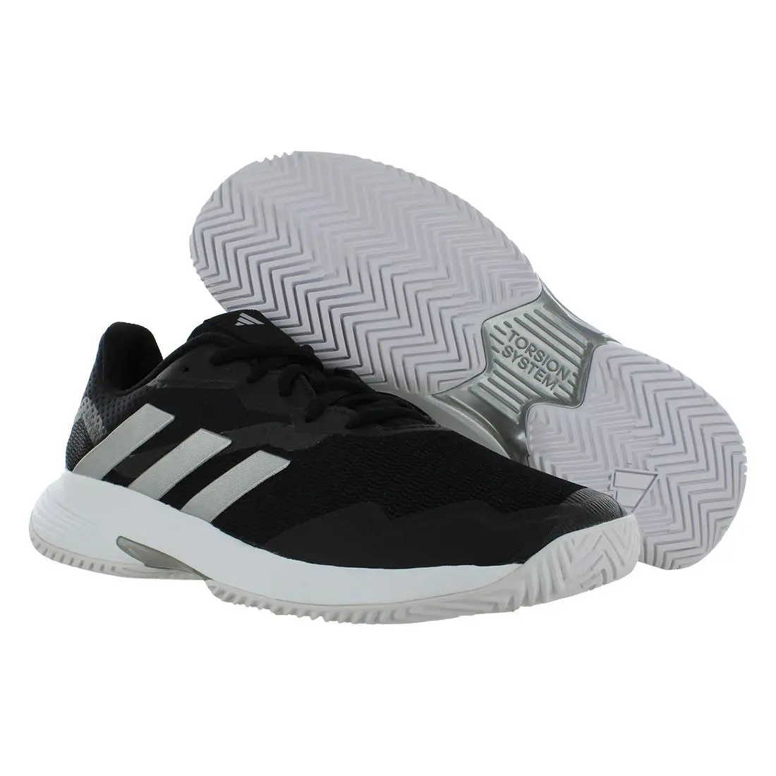 Adidas Courtjam Control Womens Shoes Size 11 Color: Core Black/silver