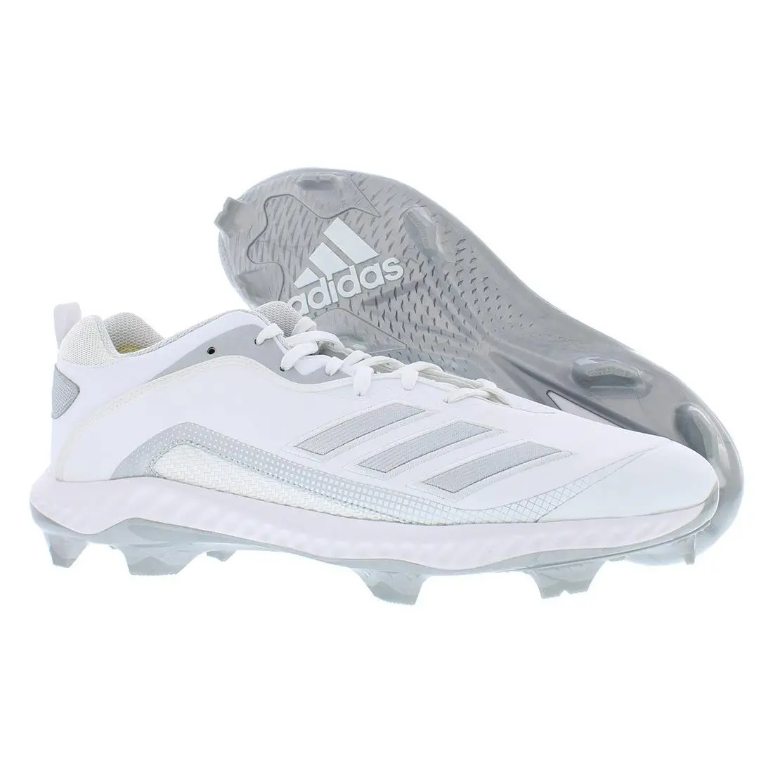 Adidas Icon 6 Bounce Tpu Mens Shoes Size 15 Color: Cloud White/silver Metallic - Cloud White/Silver Metallic, Main: White