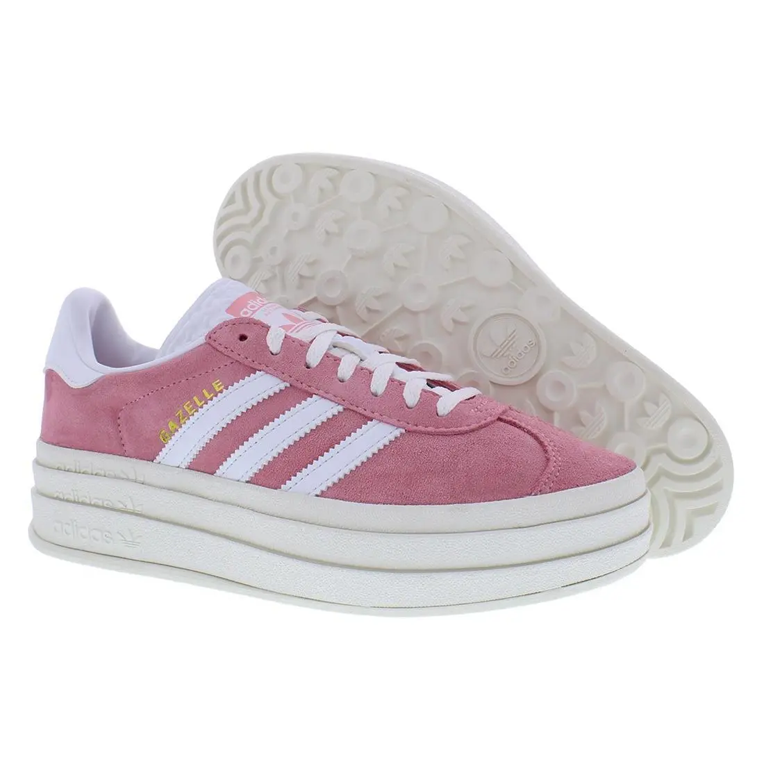Adidas Gazelle Bold Womens Shoes Size 10 Color: Pink/white