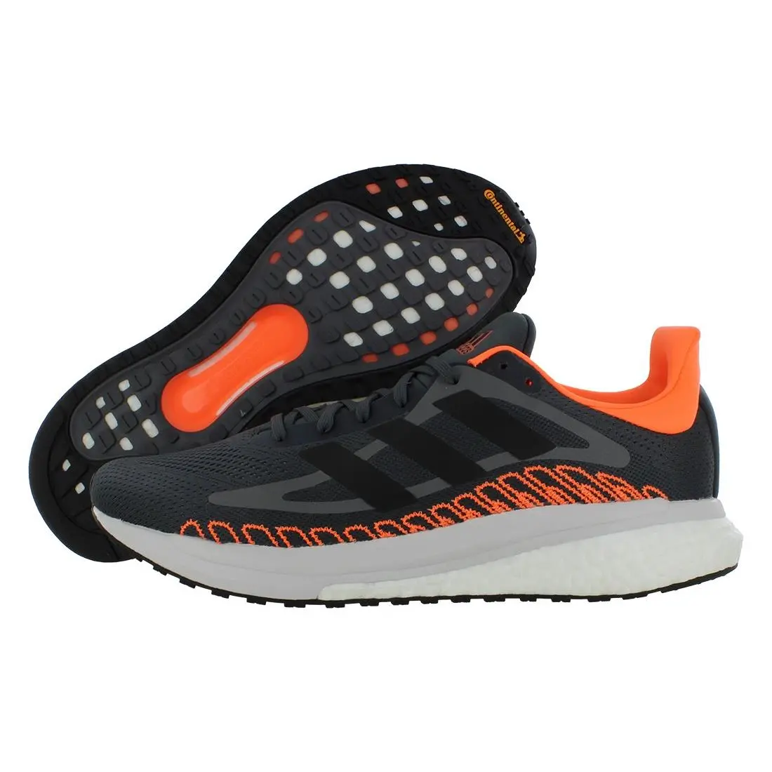 Adidas Solar Glide ST 3 Mens Shoes Size 10 Color: Grey/black/screaming Orange