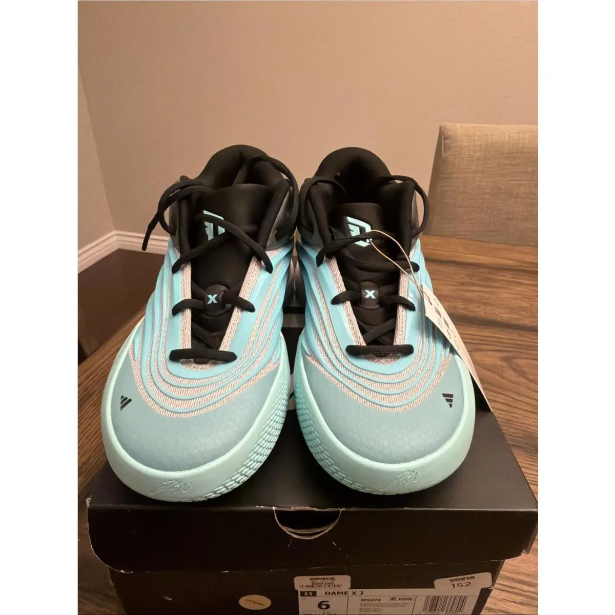 Adidas shoes - Dame X J GS - Dame - Gray 0
