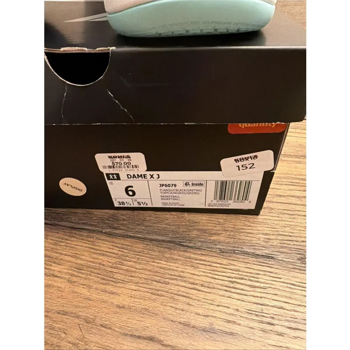 Adidas shoes - Dame X J GS - Dame - Gray 5