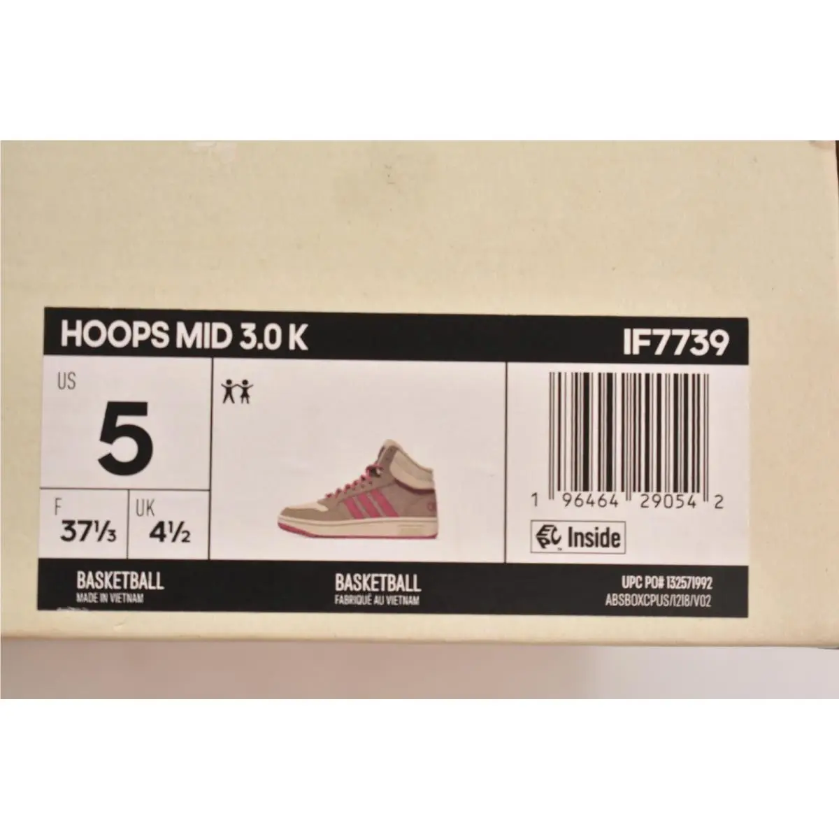 Adidas shoes - adidas Hoops Mid 3.0 K - Pink 0