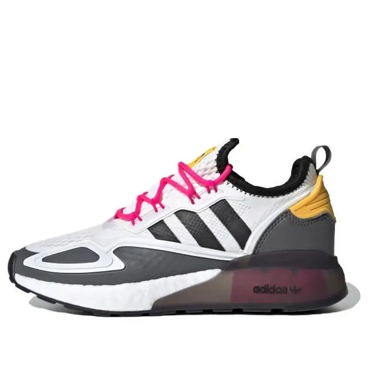 Adidas Ninja x ZX 2K Boost J - Time In White Grey - FZ0481 - Kids 4.5