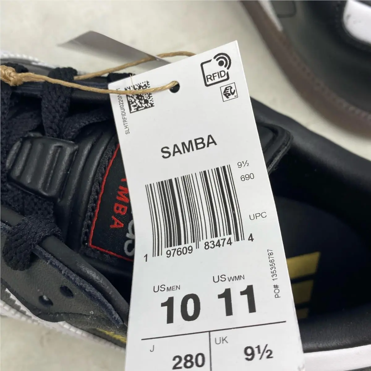 Adidas shoes - adidas Samba - Samba - Black, Manufacturer: Core Black/Cloud White/Vivid Red 2