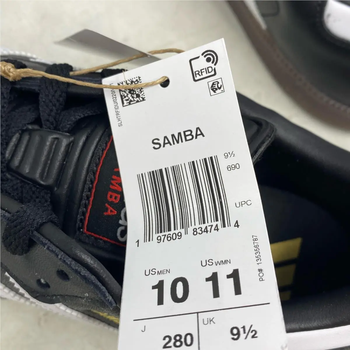 Adidas shoes - adidas Samba - Samba - Black, Manufacturer: Core Black/Cloud White/Vivid Red 5