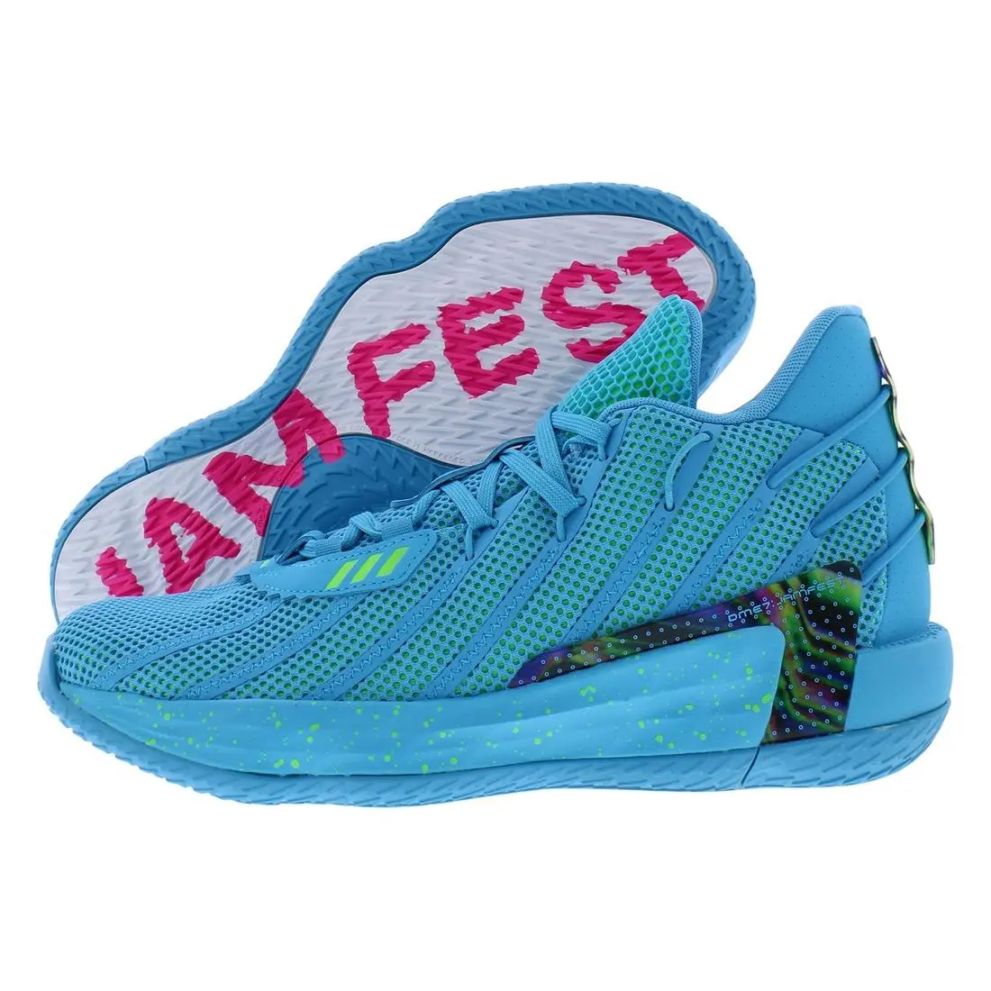 Adidas Dame 7 Unisex Shoes Size 8.5 Color: Cyan/blue