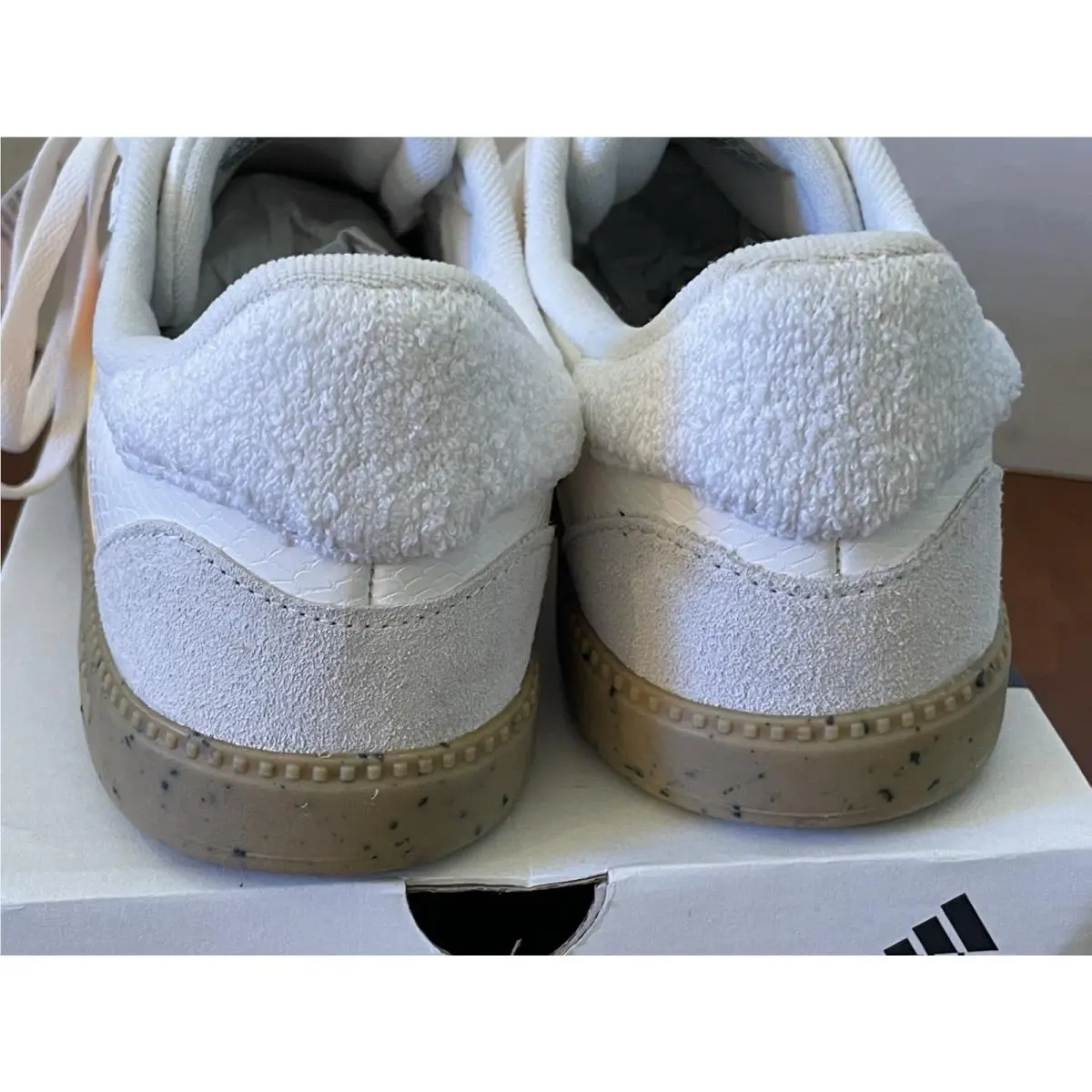 Adidas shoes - adidas Breaknet - Breaknet - IH7753 - White Leather/ Orange Stripe 8