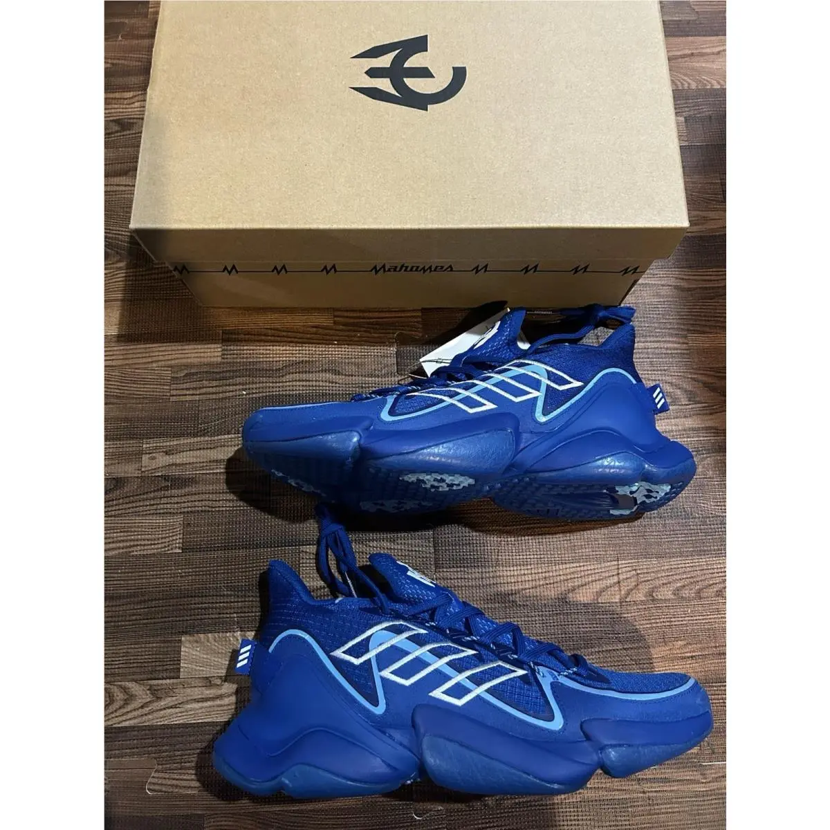 Adidas Mahomes 1 Impact Flx Royal Blue Mens 7.5