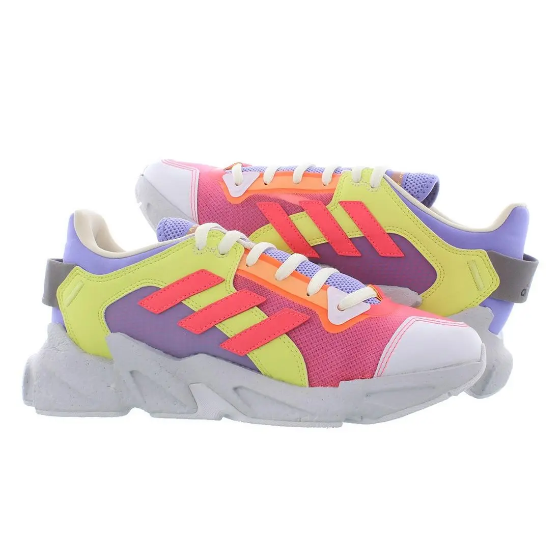 Adidas shoes - Light Purple/Pulse Yellow/Dash Grey, Main: Purple (UPC: 195734449444) 2