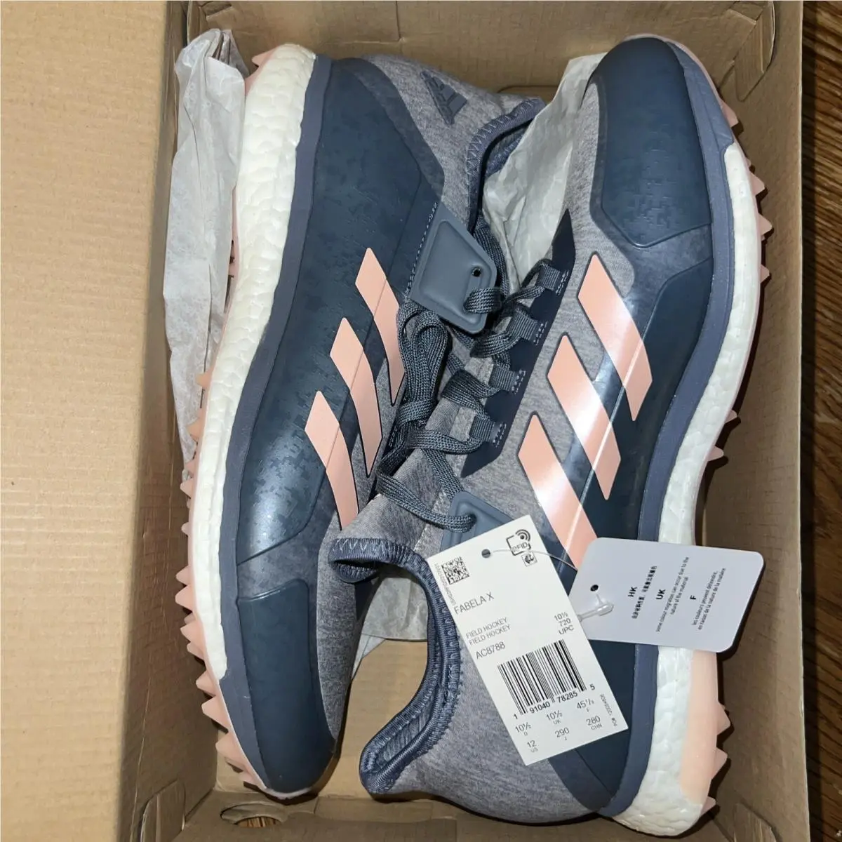 Adidas shoes - adidas Fabela - Fabela - AC8788 - Steel/Blue/Pink (UPC: 0191040782855) 7