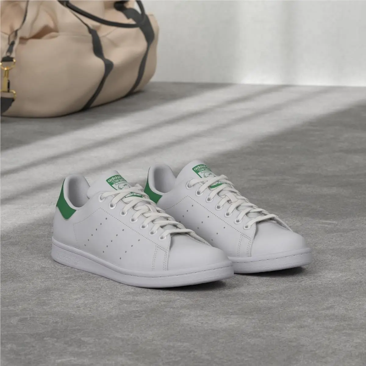 Adidas shoes - Stan Smith - Stan Smith - BZ0714 - Cloud White/Core White/Green 2
