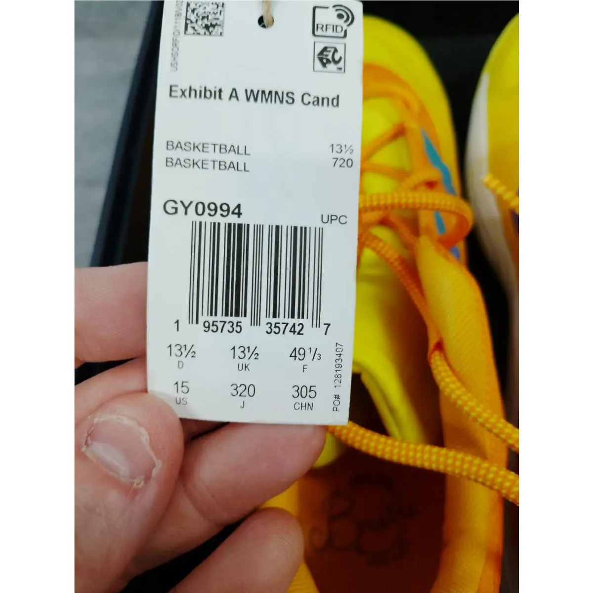 Adidas shoes - adidas Exhibit A - Exhibit - GY0994 - Orange (UPC: 0195735357410) 2