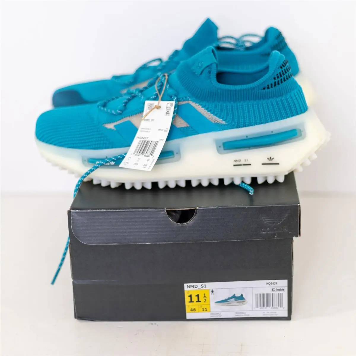 Adidas NMD_S1 `active Teal` HQ4437 Men`s Athletic Shoes Size 11